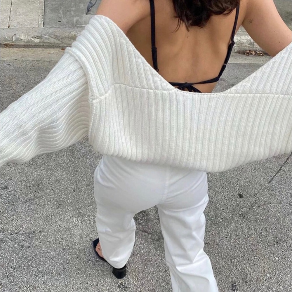 Gray 100%cotton knitted long sleeves casual sha… - Picture 16 of 17